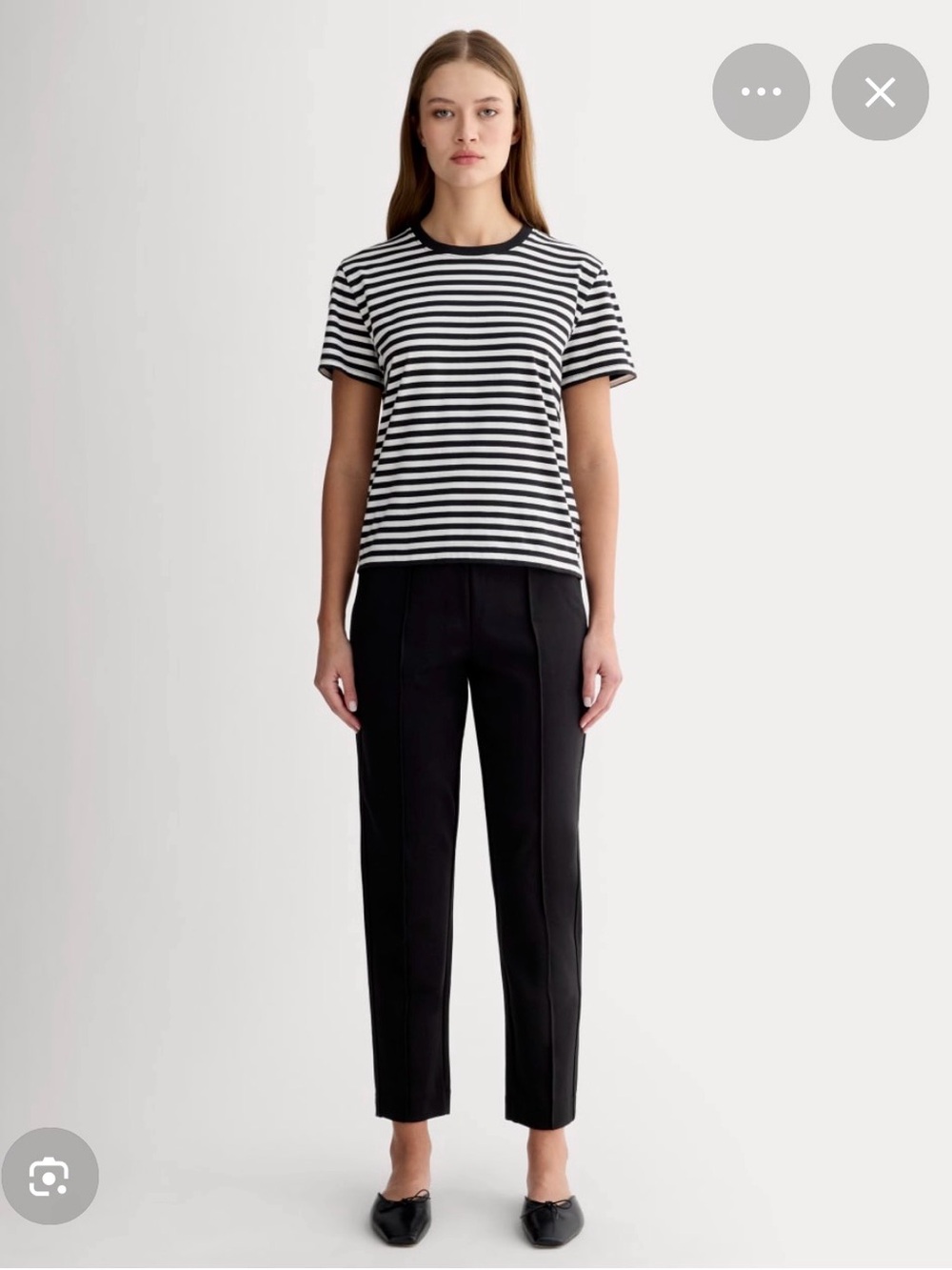 Everlane Dream Pant Black 25" Waist XS